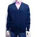 Letterman Award cardigan. Luxury heavy weight 5 button placket, welt pockets. Made in US